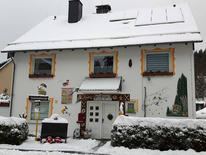 Ferienwohnung für 4 Personen, mit Balkon und Garten