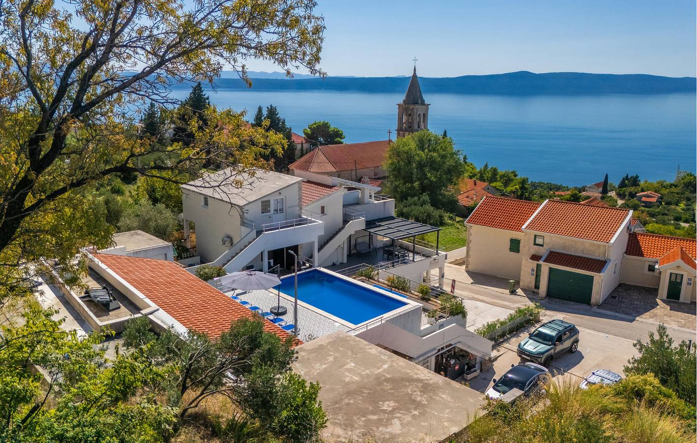 Casa de vacaciones para 12 personas con terraza in Podgora, Rivera de Makarska