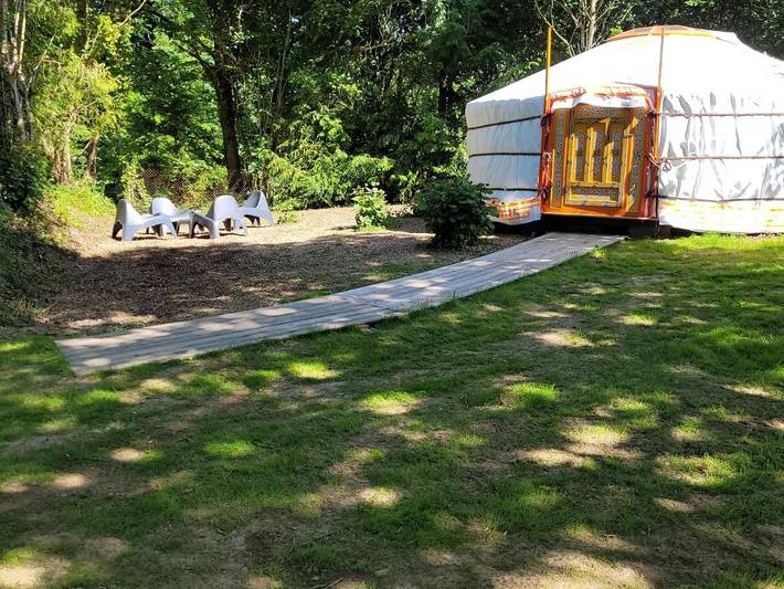 Tente pour 4 personnes, avec jardin et jacuzzi dans le Calvados - 2
