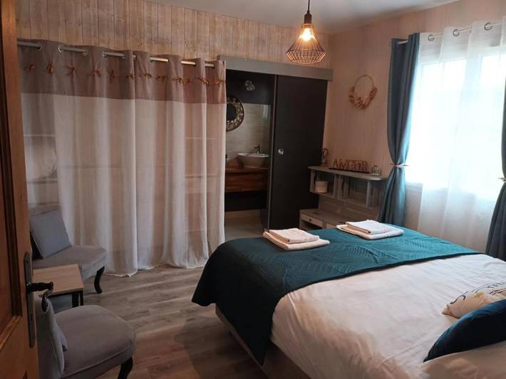Chambre d’hôte pour 2 personnes, avec Terrasse et Vue à Tour-en-Sologne