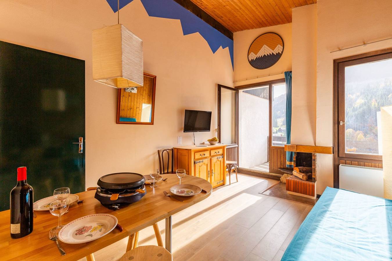 Apartamento entero, Apartment with balcony close to the slopes in La Clusaz, Región de Annecy
