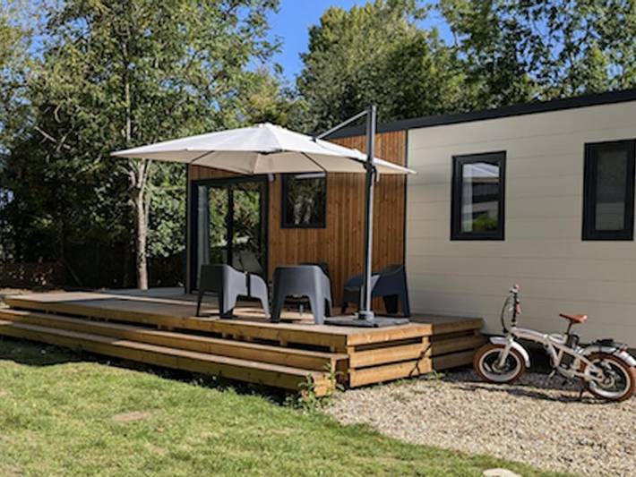 Camping Chateau de Bouafles - Mobilheim 4 personen - 192 in Bouafles, Les Andelys und Umgebung