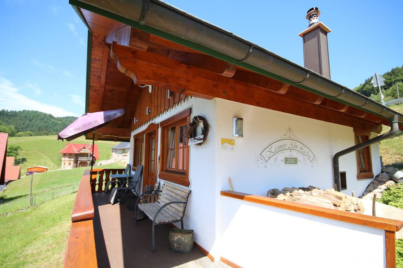 Ganze Wohnung, Apartment „Ferienwohnung Kasimir Hof“ mit Bergblick, Gemeinschaftsgarten und Wlan in Seebach (Ortenaukreis), Mittlerer Schwarzwald