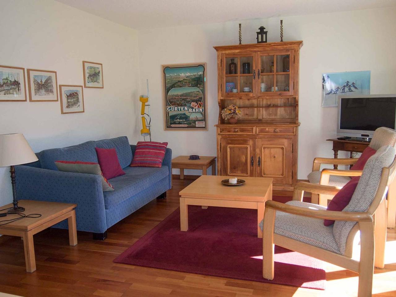 Ganze Wohnung, Gemütliche Ferienwohnung  mit grossem Gartensitzplatz, nahe dem Chuenisbergli. in Adelboden, Frutigen - Lenk - Adelboden