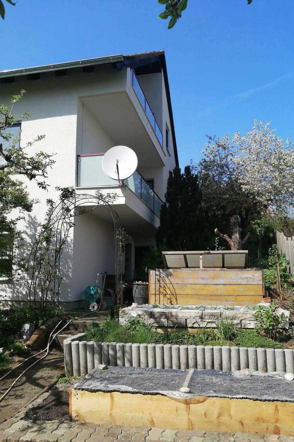 Ganze Wohnung, Große Ferienwohnung in Sinbronn mit Garten in Dinkelsbühl, Romantische Straße