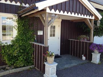 Cottage pour 2 personnes, avec terrasse ainsi que vue et jardin à Kungsbacka