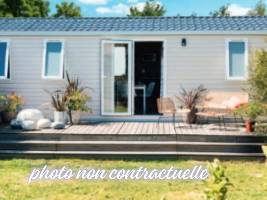Camping La Cerise - Mobilheim 6 personen - 3 Zimmer Magnolia Irm 30 m² Klimaanlage in Malemort-du-Comtat, Parc naturel régional du Mont-Ventoux