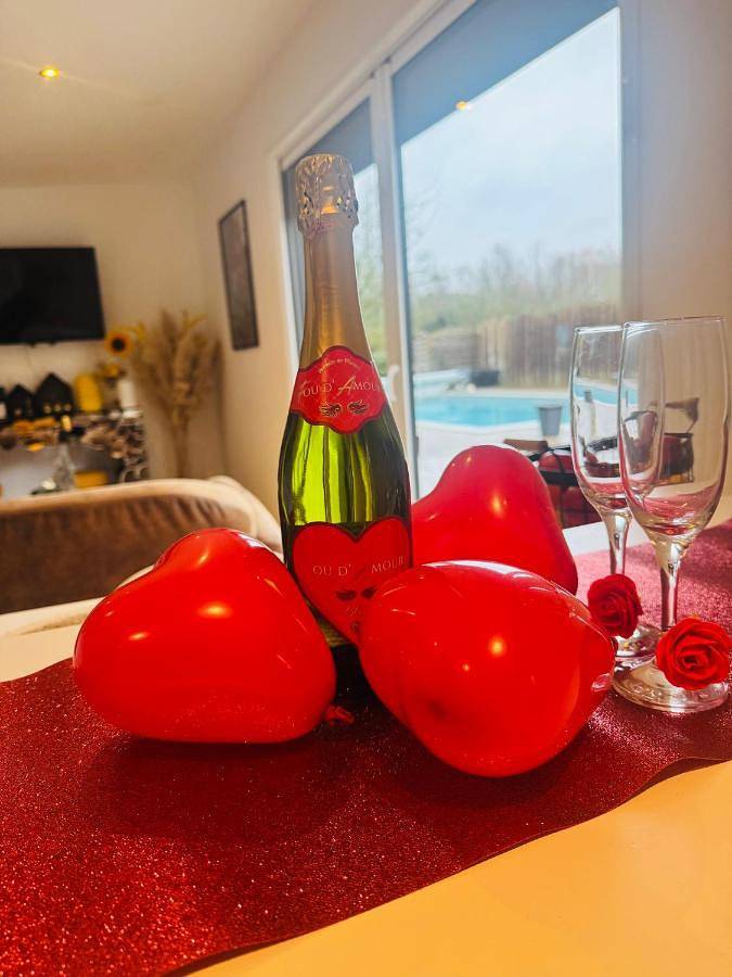 Location de vacances pour 4 personnes, avec jardin et piscine ainsi que jacuzzi et sauna à Abbeville