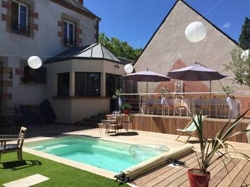 Chambre d’hôte pour 4 personnes, avec jardin et piscine à Chevagnes