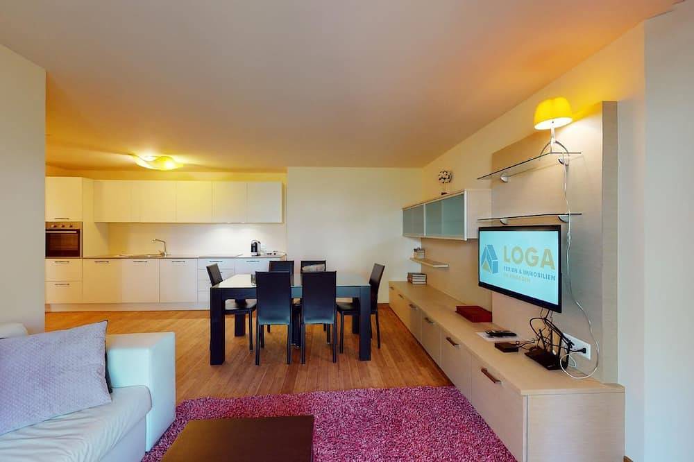 Ganze Wohnung, Modern 3½ room flat on the ground floor, approx. in Madulain, Sankt Moritz