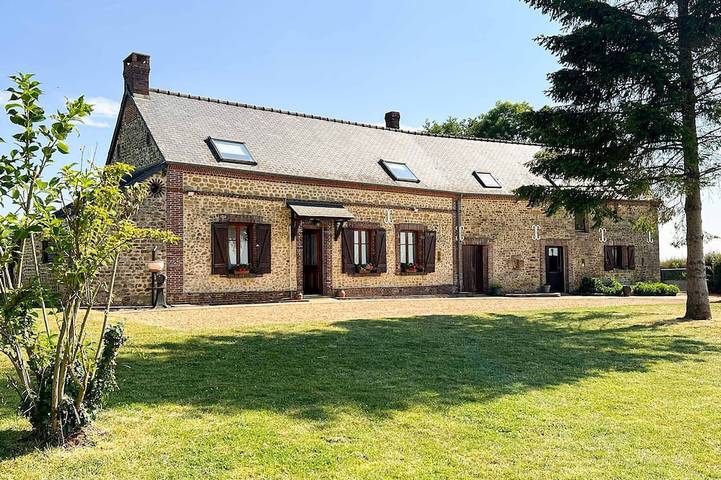 Maison de vacances pour 12 personnes, avec jardin dans Orne