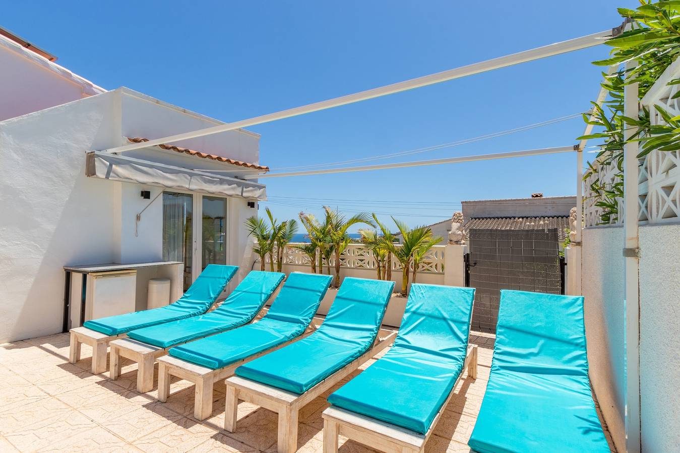 Villa "Villa Carolima - beheizter Pool" mit Meerblick, Wi-Fi, A/C, Terrasse & Garten in La Fustera, Benissa