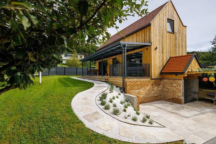 Ferienhaus für 4 Personen, mit Garten und Sauna sowie Terrasse - 1