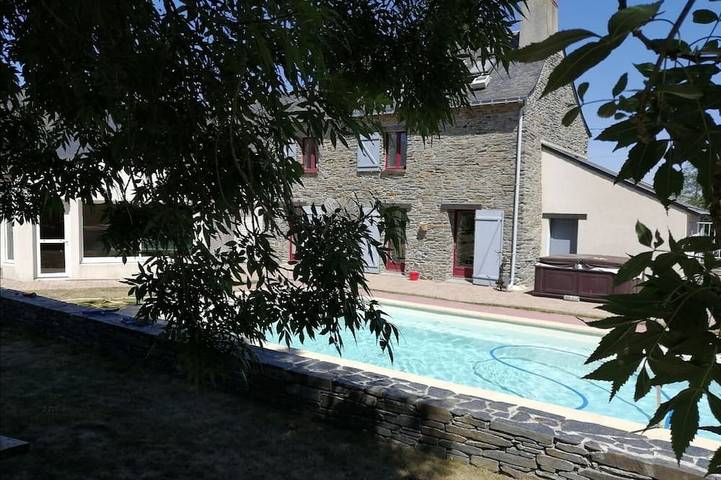 Maison de vacances pour 12 personnes, avec jardin