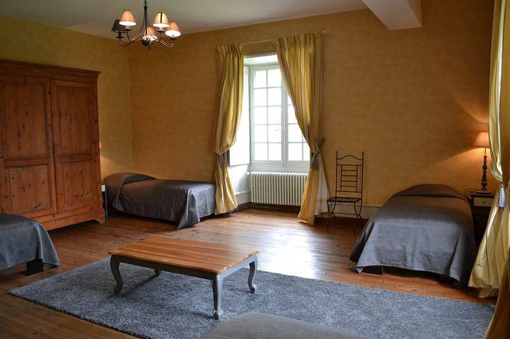 Manoir avec piscine  à 15km de Tours,  dans un domaine boisé in Monts, Région de Tours