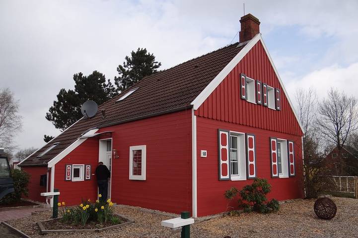 Ferienhaus für 4 Personen, mit Garten und Terrasse in Westoverledingen