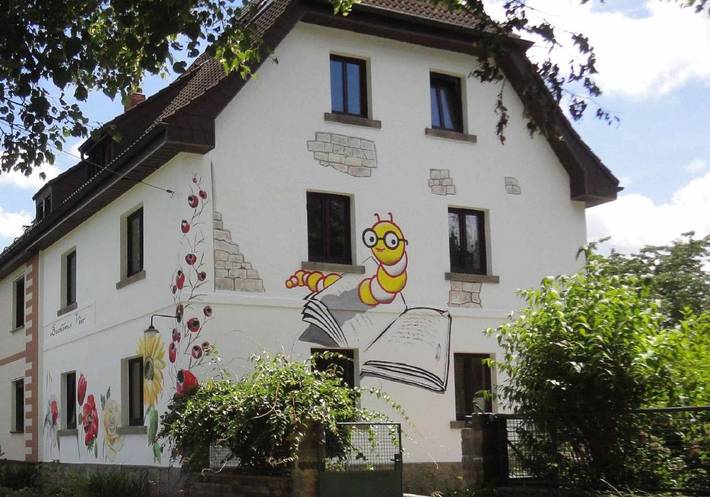 Ferienwohnung für 4 Personen, mit Terrasse und Garten in Kirchenlamitz