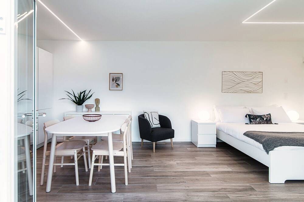 Ganze Wohnung, Studio-Apartment mit Terrasse mit Seeblick (La Palma 3) in Collina d'Oro, Luganersee