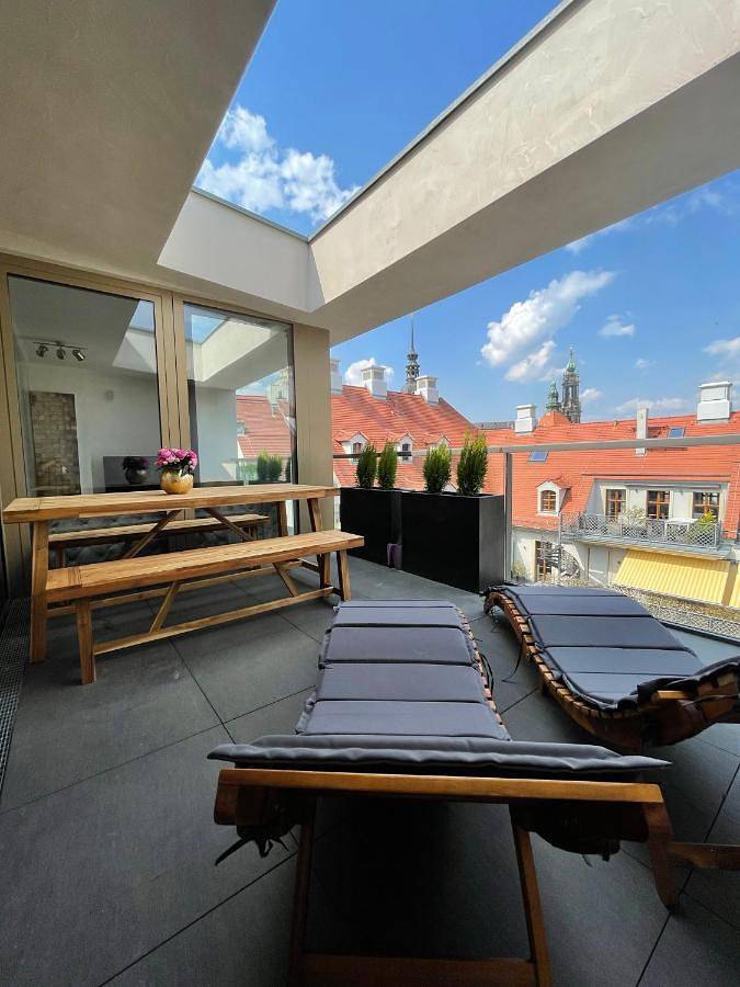 Ferienwohnung für 4 Personen, mit Balkon in Dresden Striezelmarkt - 3