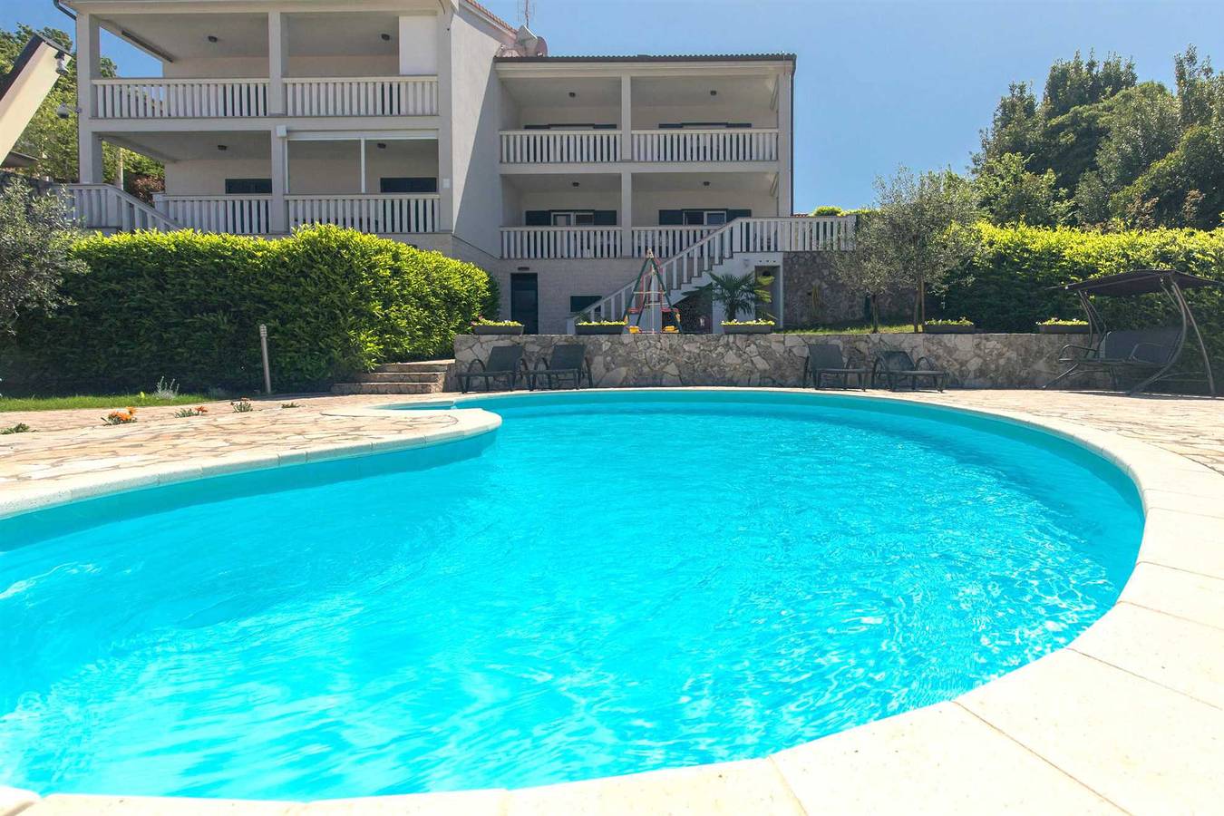 Villa Ore mit privatem Pool in Milcetici, Krk