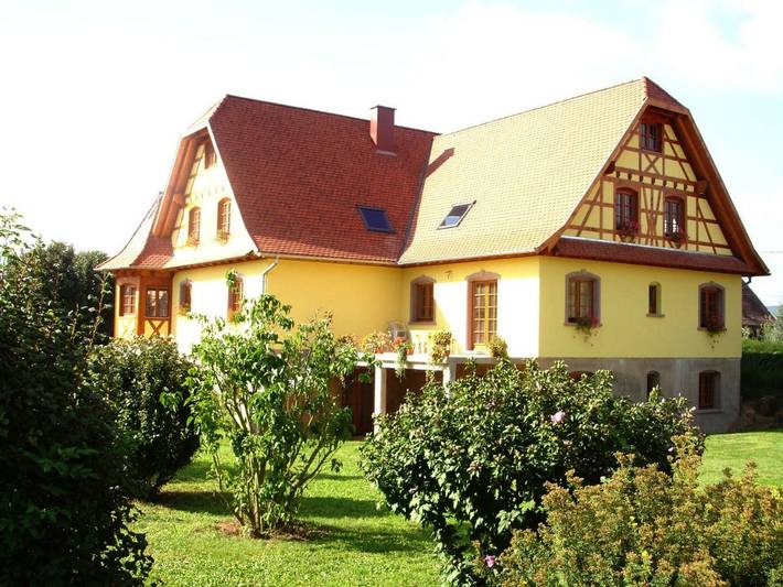 Chambre d’hôte pour 2 personnes, avec vue et jardin à Griesheim-près-Molsheim
