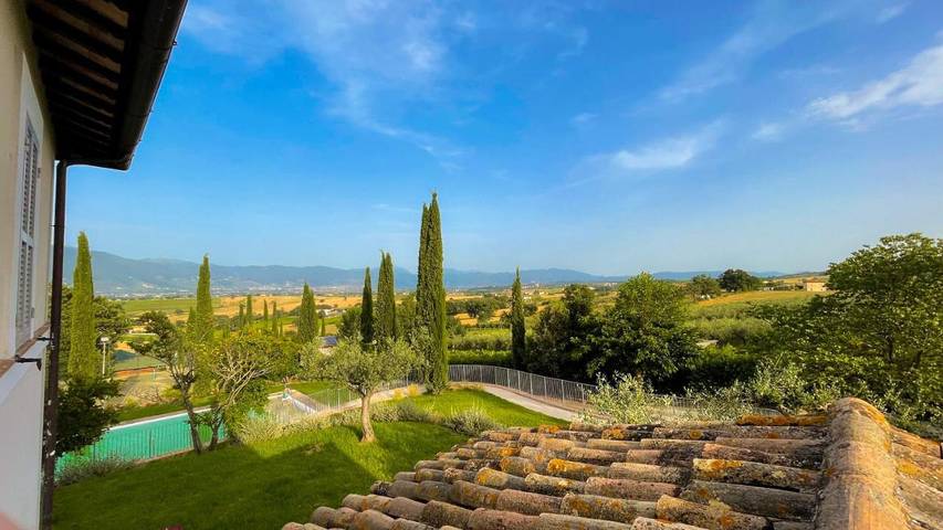 Alloggio in famiglia per 4 persone, con Giardino e Piscina a Montefalco