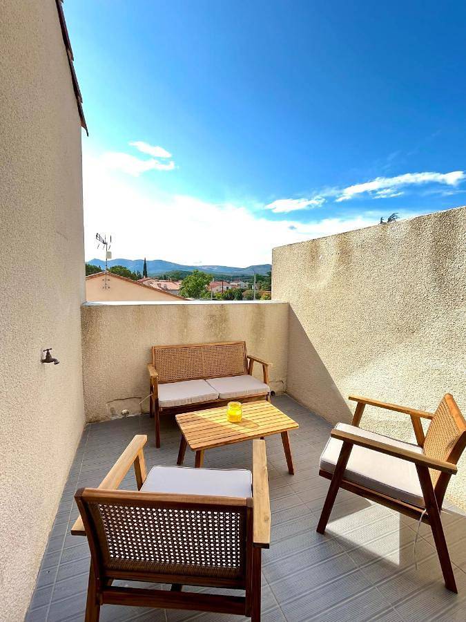 Location de vacances pour 4 personnes, avec terrasse et vue à Espira-de-l'Agly - 2
