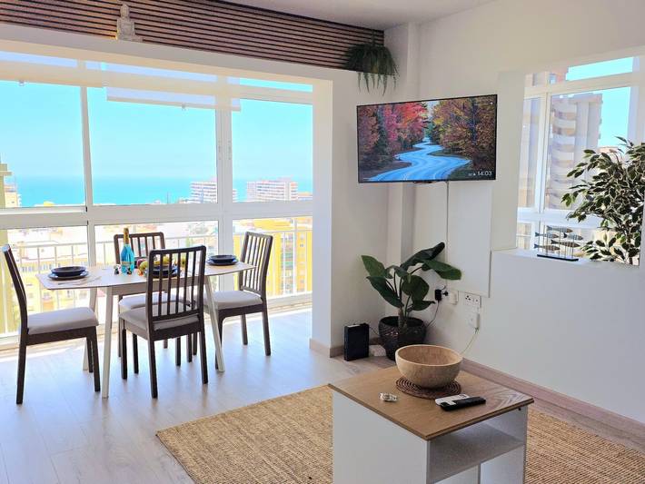 Ferienwohnung für 3 Personen, mit Meerblick in Torremolinos