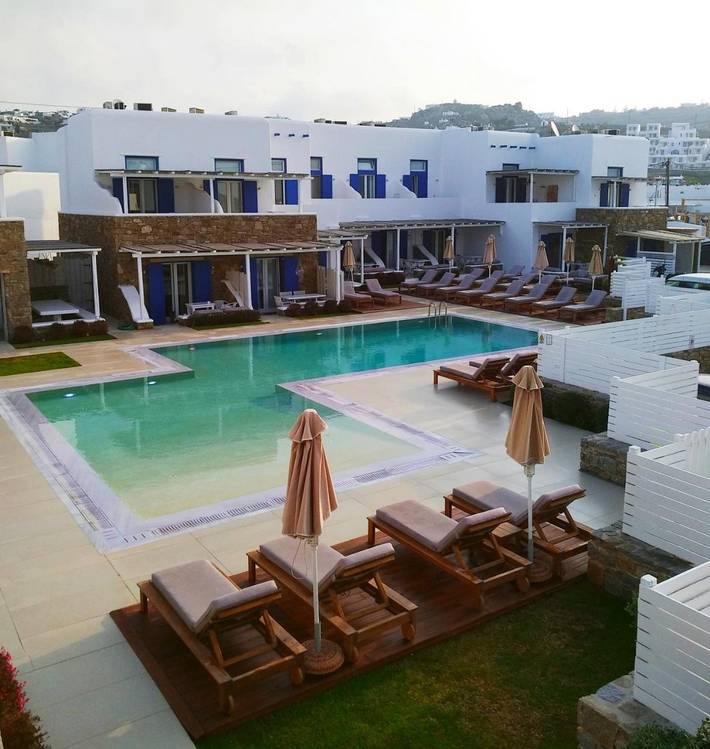 Chambre d’hôte pour 3 personnes, avec vue ainsi que jardin et piscine, animaux acceptés dans Mykonos - 4
