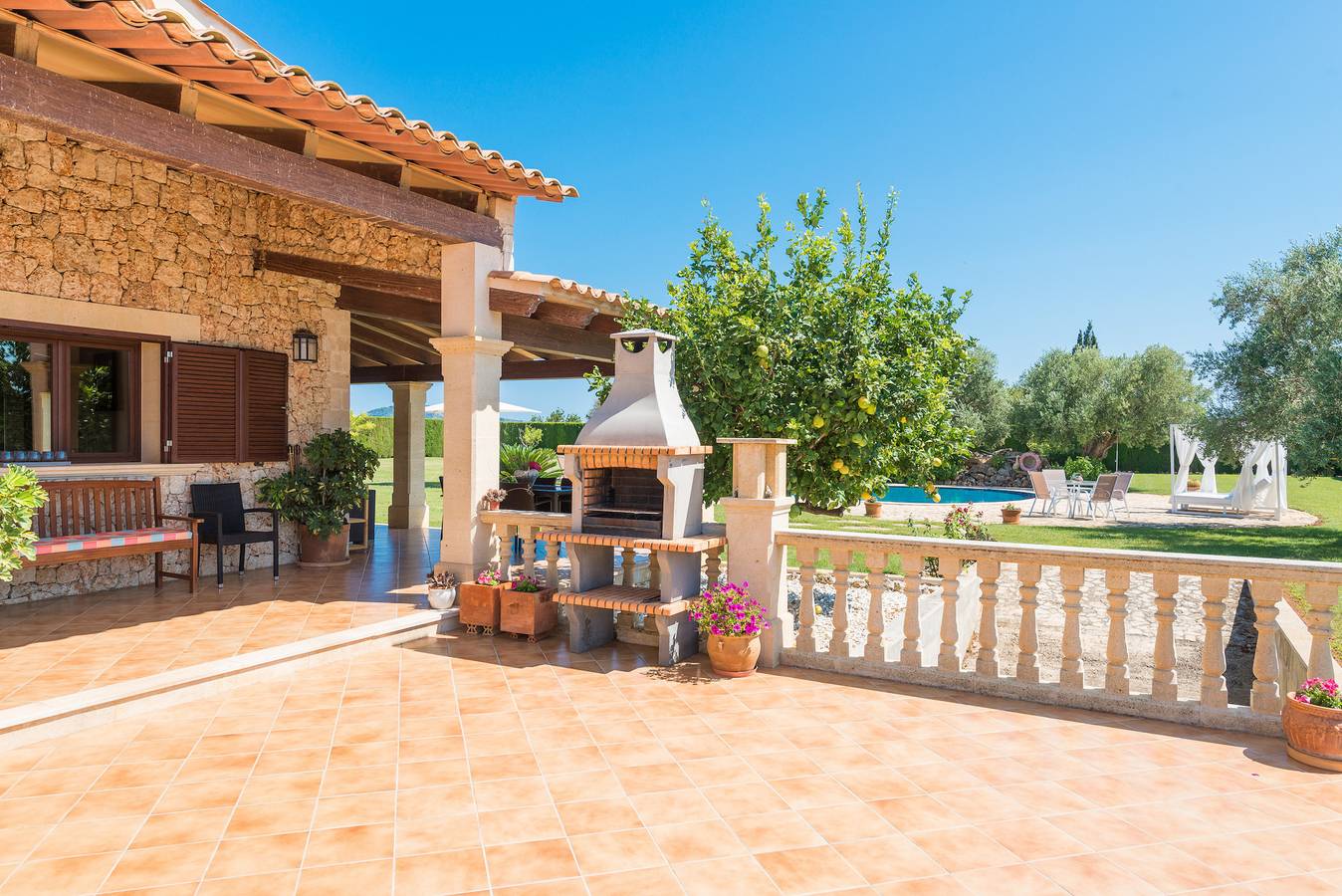Villa Sant Vicens für 8 Personen mit Schwimmbad inmitten der Natur in Sa Pobla, Mallorca Norden