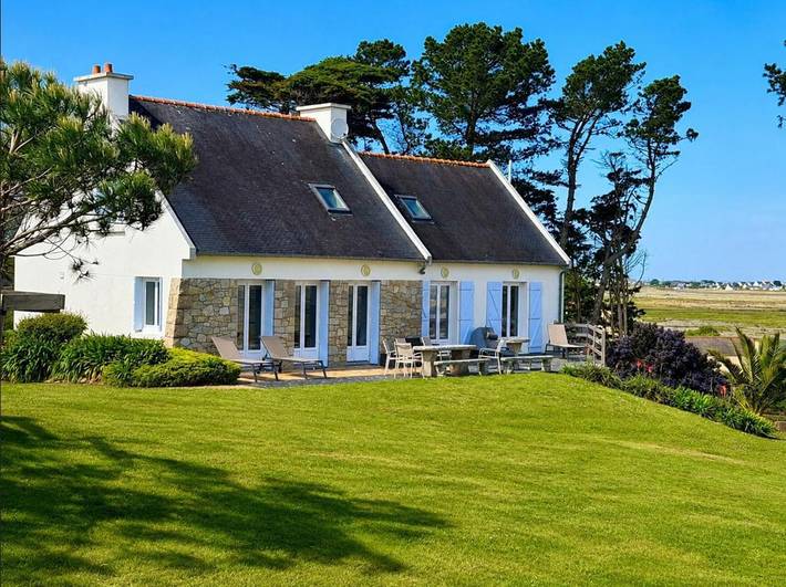 Maison de vacances pour 8 personnes, avec Terrasse et Jardin à Lanmodez
