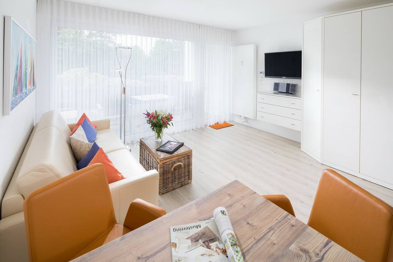 Ganze Wohnung, Lichtdurchflutete Ferienwohnung mit Südbalkon – Ideal für 2–3 Personen in Norderney