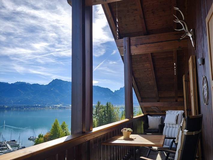 Ferienhaus für 2 Personen, mit Balkon und Seeblick in Rieden - 4