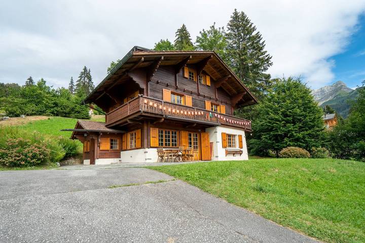 Gîte pour 13 personnes, avec Balcon ainsi que Balcon/Terrasse et Jardin à Gryon - 3
