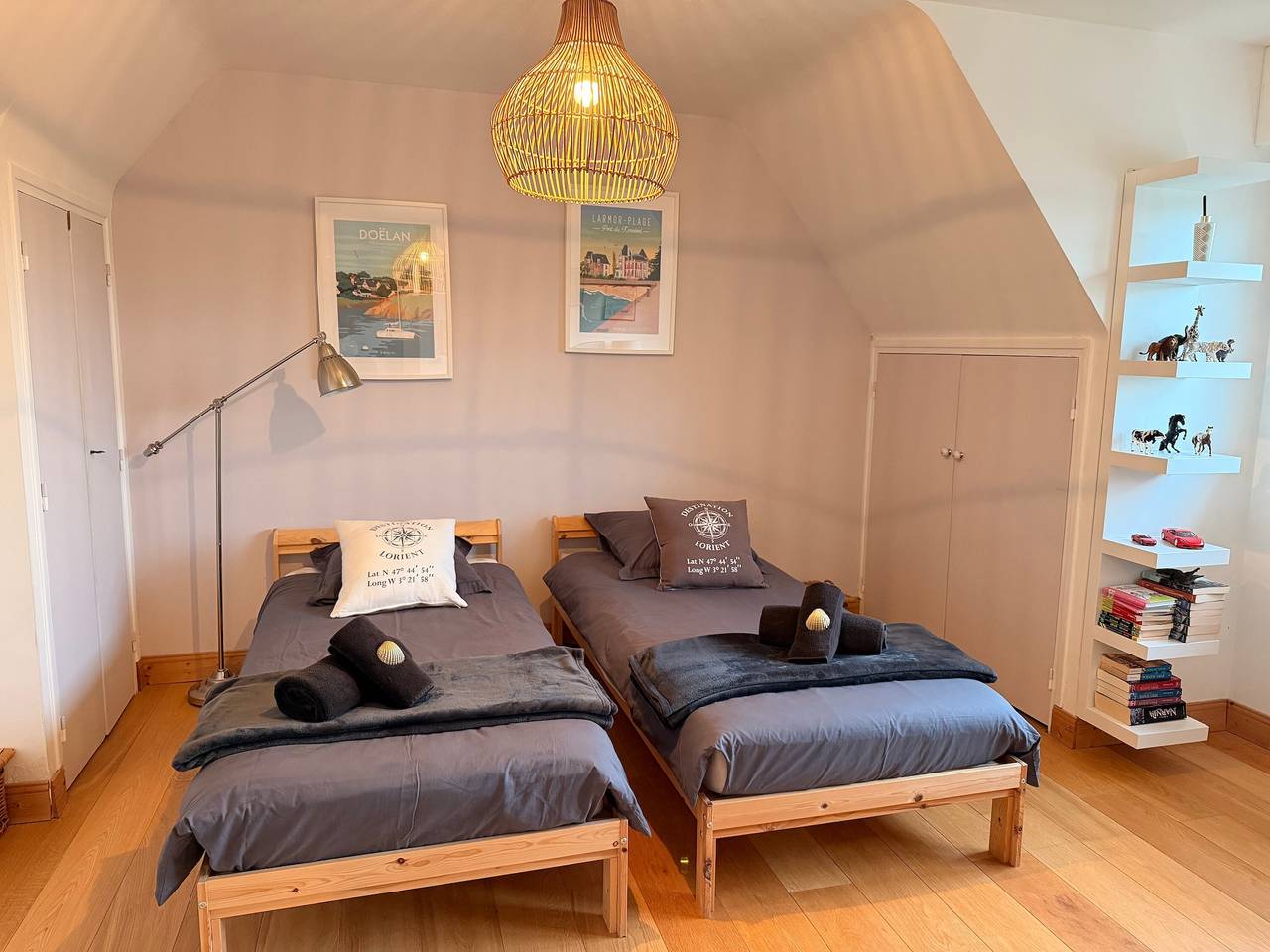 Ferienhaus 'Ty Glou Maison Charmante' mit privater Terrasse, privatem Garten und Wi-Fi in Ploemeur, Côte des Mégalithes