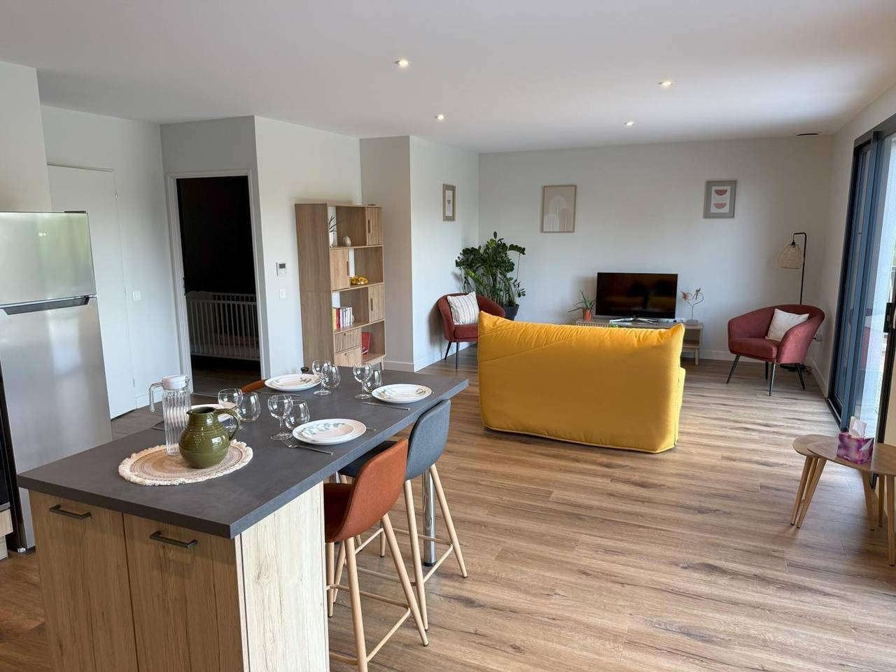 Gîte Des Jardins à Bressolles - 4 pers, Animaux, Parking in Bressolles, Allier