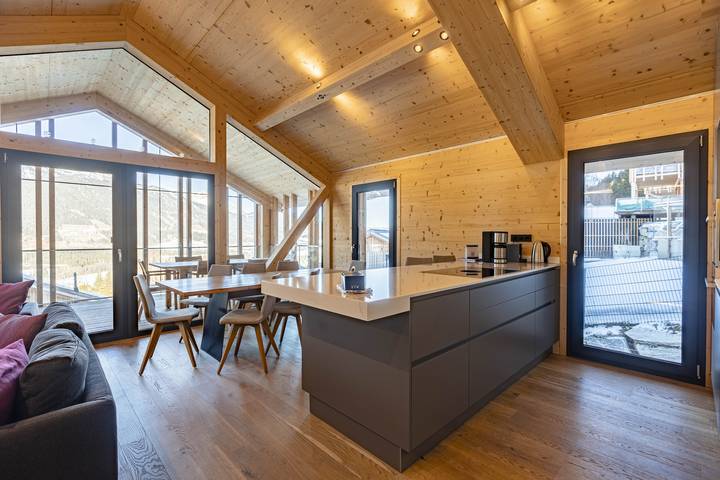 Ferienhaus für 8 Personen, mit Sauna und Terrasse sowie Garten in Dachstein
