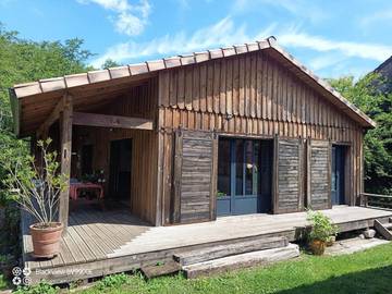 Gîte pour 5 personnes, avec terrasse et vue à Magescq