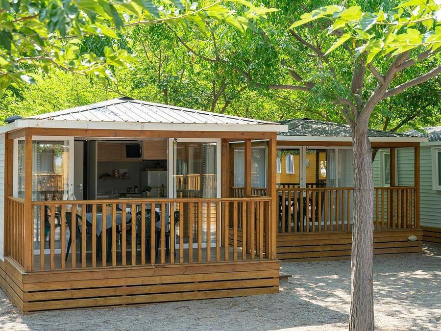 Camping Sandaya Valencia - Mobilheim 4 personen - Cottage Horchata 4p 2ch **** in Puçol, Costa de Valencia