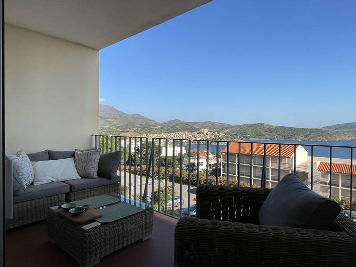 Appartement de vacances pour 2 personnes, avec terrasse à Banyuls-sur-Mer