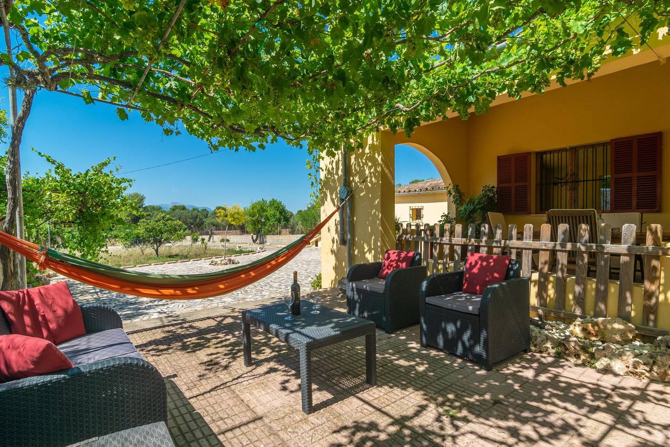 Sa Raconada - Wunderschönes Landhaus in einer idyllischen Umgebung, in der Sie die Ruhe der mallorquinischen Landschaft genießen können. Ideal für Paare. Wifi gratis in Algaida, Mallorca Inselmitte