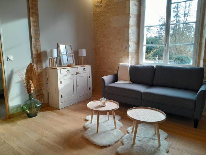 Appartement de vacances pour 4 personnes, avec jacuzzi ainsi que jardin et sauna, animaux acceptés