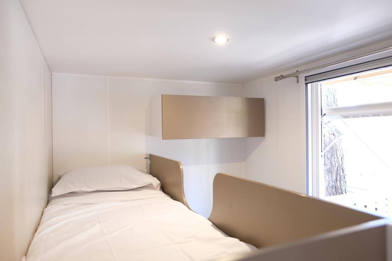 Ferienanlage L' Ultima Spiaggia Mobilehome Happy Relax für 6 Personen in Torre di Bari, Ogliastra Provinz