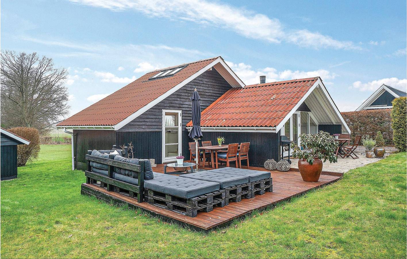 Ferienhaus für 4 Personen mit Terrasse in Karrebæksminde, Schwedische Ostsee