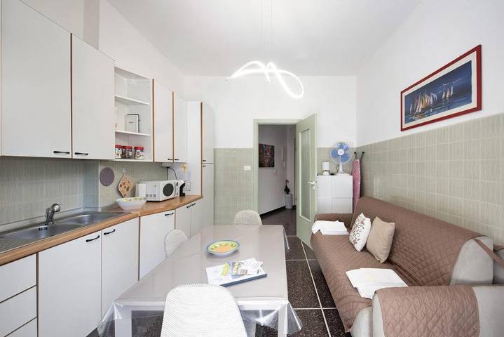 Gîte pour 4 personnes, avec balcon à Arenzano