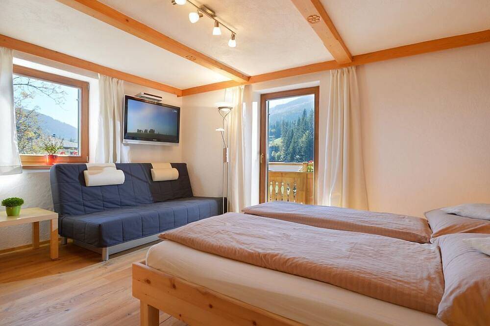 Ganze Wohnung, Appartement \"Hartkaiserblick\", 2 Schlafräume - Ferienwohnung Obermühlberg in Ellmau, Kaisergebirge