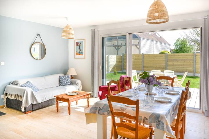 Location de vacances pour 6 personnes, avec terrasse et jardin à Saint-Aubin-sur-Mer (Calvados) - 2
