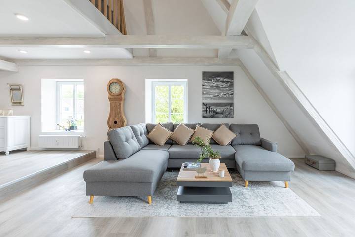 Ferienwohnung für 4 Personen, mit Garten und Balkon, mit Haustier in Bargum