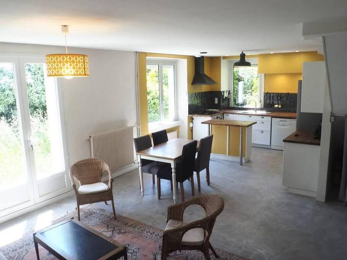 Location de vacances pour 2 personnes, avec Jardin à Guiler-sur-Goyen