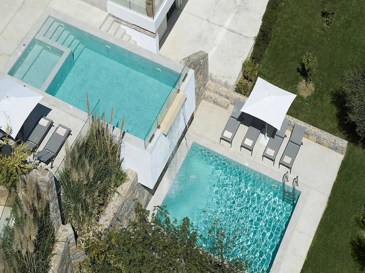 Villa für 10 Personen mit Terrasse in Skaleta, Rethymno und Umgebung